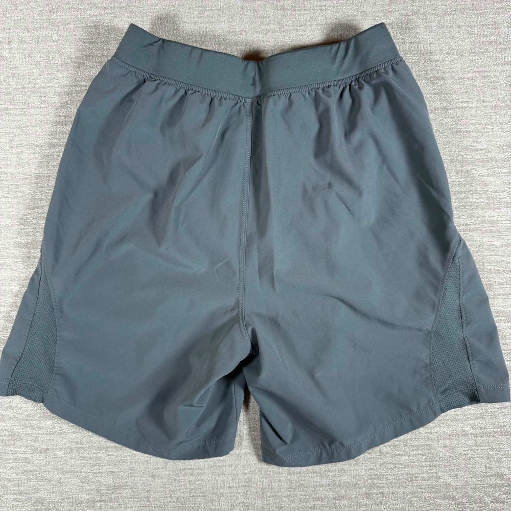 Under Armour Shorts Mens Sm Gray Stretch Speedpocket Running 24/5 Athletic - Picture 3 of 8